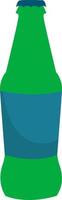 Bottle of soda, illustration, vector on white background.