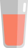 vaso de jugo de uva, icono de ilustración, vector sobre fondo blanco