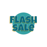 Sale Shopping Poster or banner with Flash icon and text png