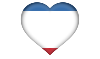 icono de la bandera de Crimea en forma de corazón png