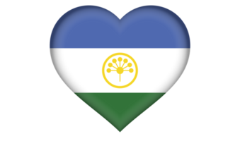 icono de la bandera de bashkortostán en forma de corazón png