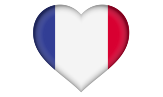 icono de la bandera de franco en forma de corazón png