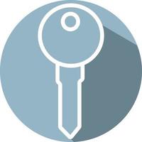 New key, illustration, vector, on a white background. vector