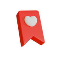 3d bookmark icon for website png