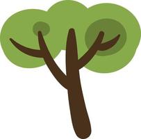 árbol de pistacho, icono de ilustración, vector sobre fondo blanco