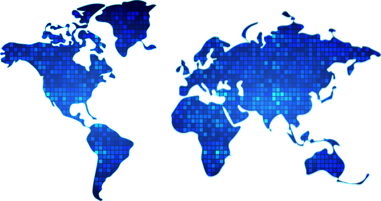 blue-technology-world-map-