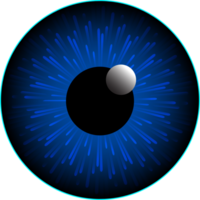 modern cyberveiligheid technologie blauw oog uitknippen png