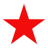 icono de estrella roja png
