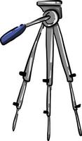 Stand for camera, illustration, vector on white background