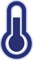Dry temperature bulb, icon illustration, vector on white background