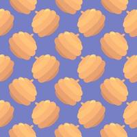 Bee hive , seamless pattern on a purple background. vector