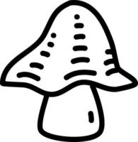 Penny bun mushroom, illustration, vector on a white background