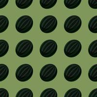 Watermelon pattern, illustration, vector on white background