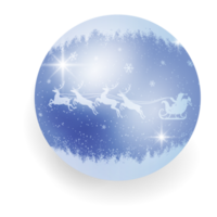 Christmas Ball with Xmas Print and Patterns. png