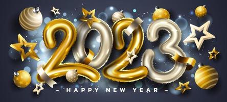 Happy New Year 2023 Concept vector