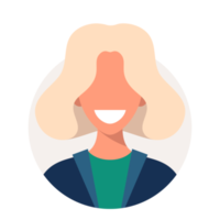 avatar de personaje de persona de mujer png