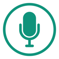 pictogram podcast microfoon png
