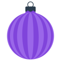 flat christmas bauble ball png