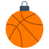 bola de natal de basquete png