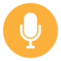 pictogram podcast microfoon png