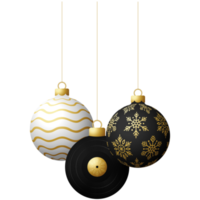 christmas bauble music disc isolated graphic png