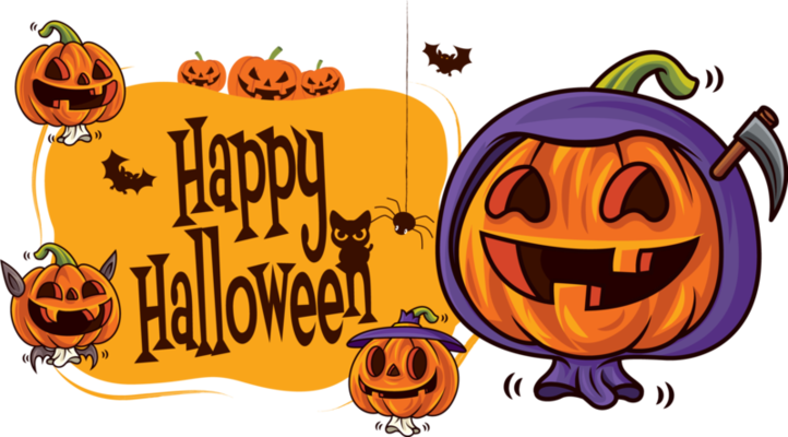 Halloween Haunted House White Transparent, Pumpkin Halloween Material  Haunted House Element, Png, Material, Halloween PNG Image For Free Download