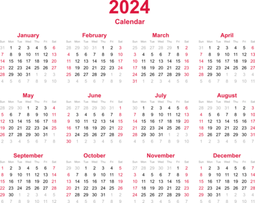 Images de Calendrier 2024 Francais – Téléchargement gratuit sur