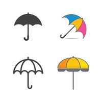 umbrella logo vector