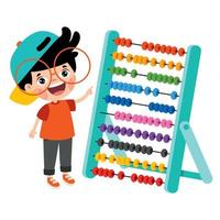 Abacus Toy For Children Education vector