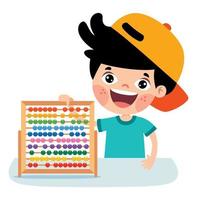 Abacus Toy For Children Education vector