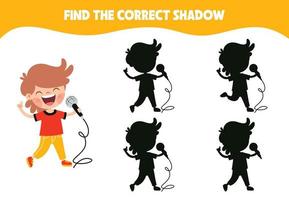 Find The Correct Shadow Activity vector