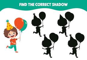 Find The Correct Shadow Activity vector