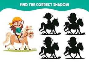 Find The Correct Shadow Activity vector