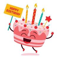 Illustration Of A Birthday Cake vector