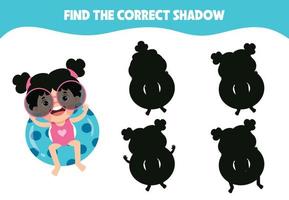 Find The Correct Shadow Activity vector