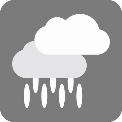 Rain falling, illustration, vector, on a white background.