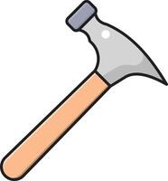 hammer vector illustration on a background.Premium quality symbols.vector icons for concept and graphic design.