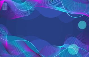 Blue Modern Line and Wave Texture Template vector