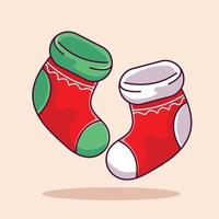 Christmas Stocking vector premium