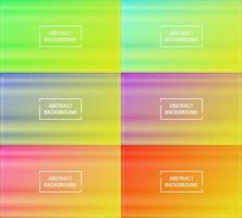 six sets of yellow gradient abstract background with frame. blurry, simple, abstract, modern and color style. green, blue, purple, pink and red. great for backdrop, wallpaper, poster, banner or flyer vector