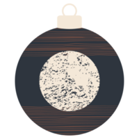 christmas bauble ball boho style png