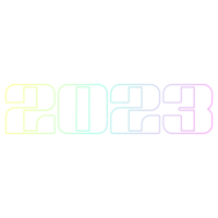 contento nuovo anno 2023 logo png