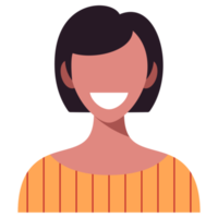 avatar de personaje de persona de mujer png