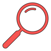 search Magnifying glass icon png