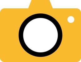 Camera icon, illustration, vector on a white background.