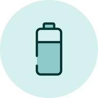 Battery icon, illustration, vector on a white background.