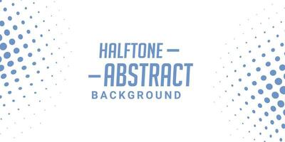 Abstract halftone banner design vector