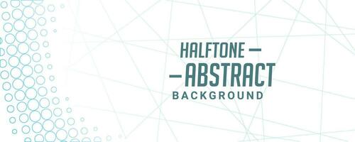Halftone banner design template vector
