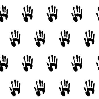 Seamless hand drawn pattern with different spots. Abstract arms strokes texture for fabric, paper, textile, apparel. Vector illustration