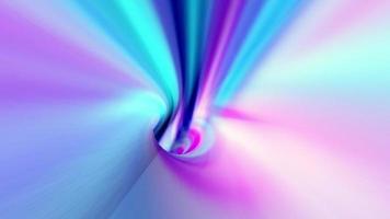 Abstract loop colorful neon vortex warp tunnel animation video